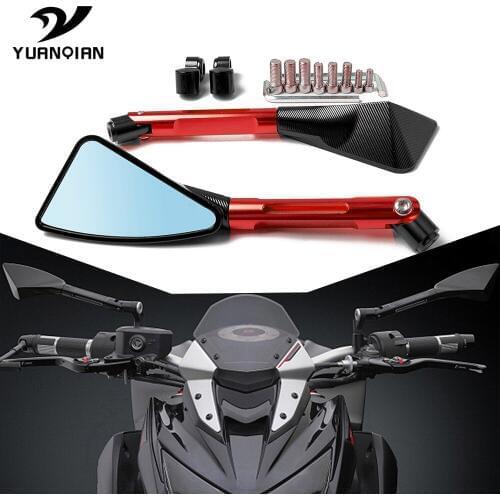 Universal scooter mirrors Mirror Motor Side Mirrors FOR Ducati Scrambler FOR BMW S1000R accessories Kawasaki er6n ZX14R KLX 125