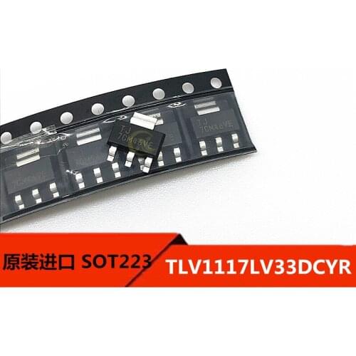 10PCS TLV1117LV33DCYR SOT-223 Screen printing TJ 3.3 V output "three-terminal voltage regulator power supply original products