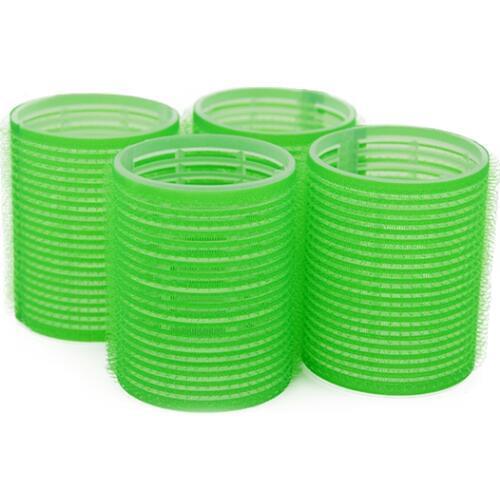 50mm 2pcs/Boxes Vented Velcro Hair Rollers Big Wave Plastic Core Hair Curlers for Salon DIY Hair Styling