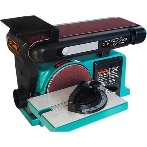 220V Electric Polishing Grinding Machine Cutter Edges Sharpener Multifunctional Grinder 750W Electric Belt Sander MM491G