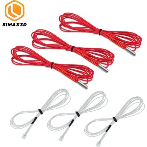 SIMAX3D 3pcs NTC 3950 thermistor RAM44 1.4 A4988 MK2B 100K + 24V 40W Red Heater Cartridge Extruder Heater for Hotend Ender 3 Pro