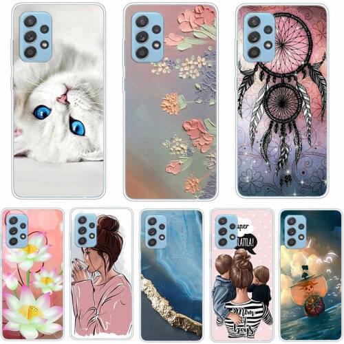 For Samsung Galaxy A52 Case Silicon Back Cover Phone Case For Samsung A52 Soft Case bumper coque full protect