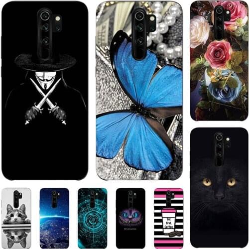 Phone Case For Xiaomi Redmi Note 8 Pro Relief Cartoon Case For Redmi NOTE 8T NOTE8 Animal Cat Cover Coque Funda Bag Back Shell