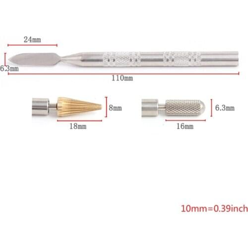 Dual Head Leather Edge Oil Gluing Dye Pen Applicator Speedy Paint Roller Tool E56C