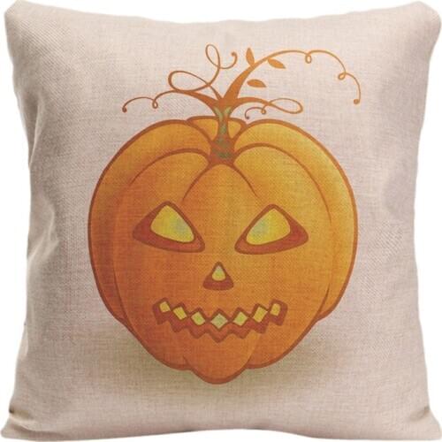 Cotton Linen Pumpkin Light Throw Pillow Case Decorative Cushion Cover Pillowcase Customize Gift By Lvsure For Car Sofa Seat