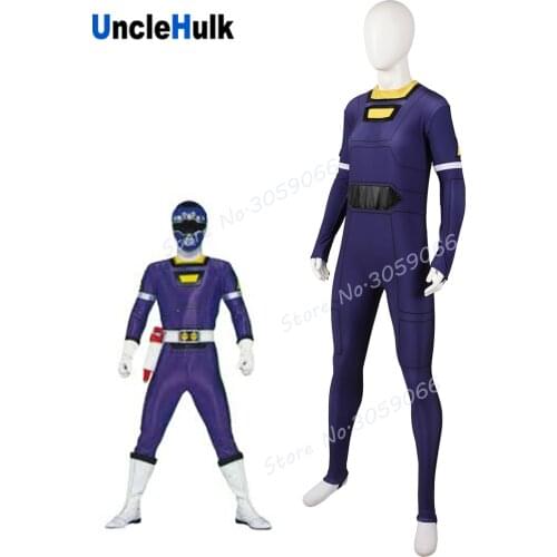 Gekisou Sentai Carranger Blue Racer Cosplay Costume | UncleHulk