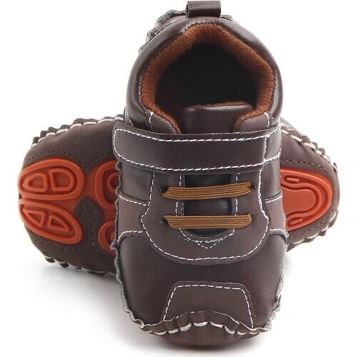 Fashion baby PU Leather toddler first walker soft soled baby Boys shoes Newborn boys Sneakers for 0-18M New