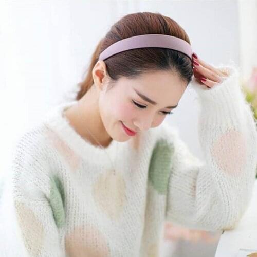 Fashion Hair Hoop Candy Color Head Band Non-slip Multicolor Girls Hairband Women Elastic Hair Accessories Bezel ободки для волос