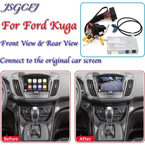 Rear View Parking Camera Module For Ford kuga 2012~2021 Decoder Connect Original Upgrader System Screen Reverse Camera Adapter