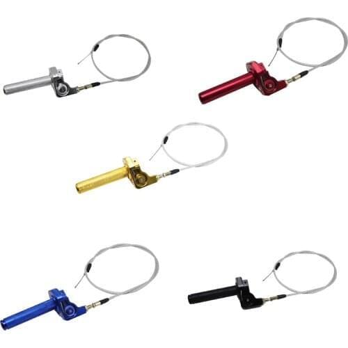 2021 New Mini Bike Twist Throttle Accelerator Handle Grips Throttle Cable Kit Bike Parts