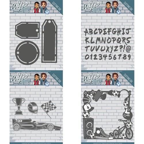 New Racing football frame letter metal Cutting Dies Stencils DIY Scrapbooking Paper/photo Cards Embossing Dies