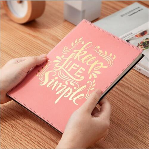 Creative A5 PU Cover Notebook For School Office Exquisite Softcover Sketchbook Journal Diary Weekly Planner Notepad Stationery