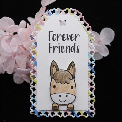 Full Butterflies Labels Metal Cutting Dies Stencils for DIY Scrapbooking/photo album Decorative Embossing DIY Paper Card