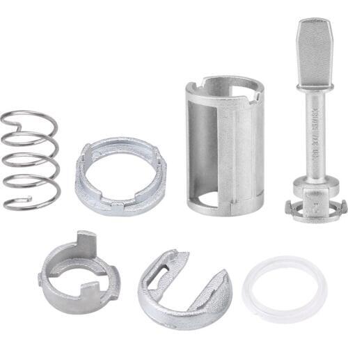 7PCS Car Front Left & Right Door Lock Repair Kit 3B0 837 167/168 Fit For VW PASSAT SEAT TOLEDO LEON AROSA LUPO