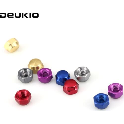 DUEKIO M7 Fishing Baitcasting Reel Nut Modified Colorful Fishing Reel Handle Nut Bait Casting Baitcast Reel for Left/Right Hand