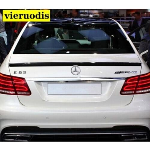 For Benz W212 Spoiler ABS Material Car Rear Wing Primer Color Rear Spoiler For Benz W212 E320L E260L E300L E63 Spoiler 2008-2015
