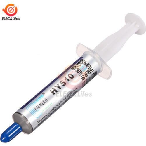 30G HY510 Thermal Conductive Silicone Grease Paste for GPU CPU Chipset Cooling -30 to 180 Degree 1.93 W/m-K Grey Cooling Prop