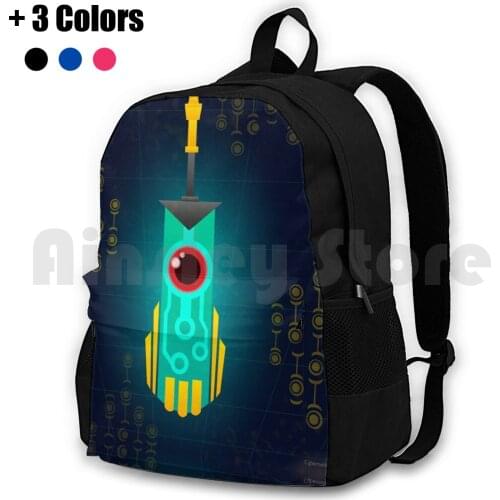 Transistor Outdoor Hiking Backpack Riding Climbing Sports Bag Transistor Sword Game Videogames Supergiant Supergiant Games