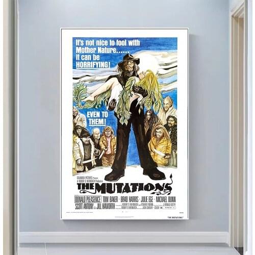 V0970 The Mutations Vintage Classic Movie Wall Silk Cloth HD Poster Art Home Decoration Gift