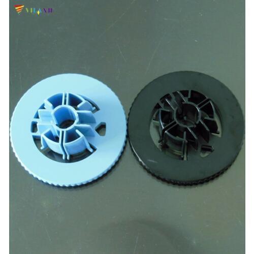 Vilaxh compatible 1Pair Blue & Black CAP Spindle Hub replacement for HP DesignJet 500 800 Printer parts C7769-40169