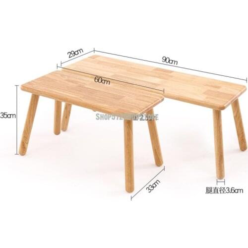 All Solid Wood Bench Bench Bench Bench For Shoes Stool Low Stool Nordic Simple Household Stool For Shoes Stool Wearing Shoes Sto
