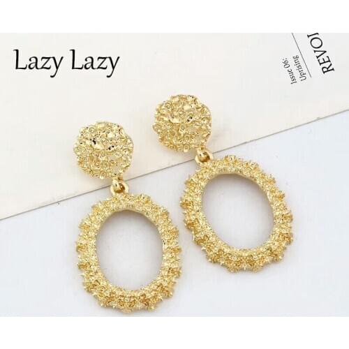 Women Earrings Geometric Oval Retro Resin European Design Drop Earring Fashion Acrylic Jewelry For Party Wedding Earrings Gifts