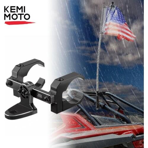 1.5”-2” Roll Cage UTV KEMIMOTO Aluminum Whip Light Mount for Polaris RZR 1000 800 900 XP Ranger RZR800 for Can-Am Maverick X3