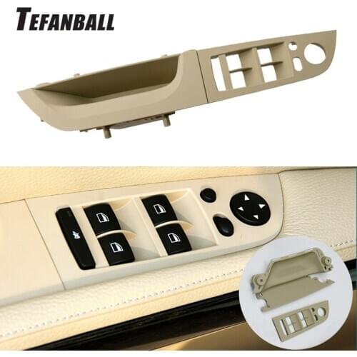 Car Right Left Interior Inner Door Handle Panel Trim Cover Kit for BMW E90 E91 3 Series 320i 325i 328d 330i 2004-2012