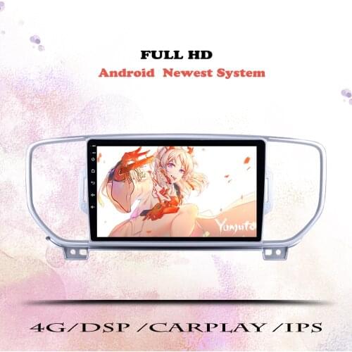 Deckless Android 10.0 4G Carplay DSP Car Radio Multimedia GPS Navigator For KIA Sportage 4 2015 2016 2017 18 2Din dvd head Unit