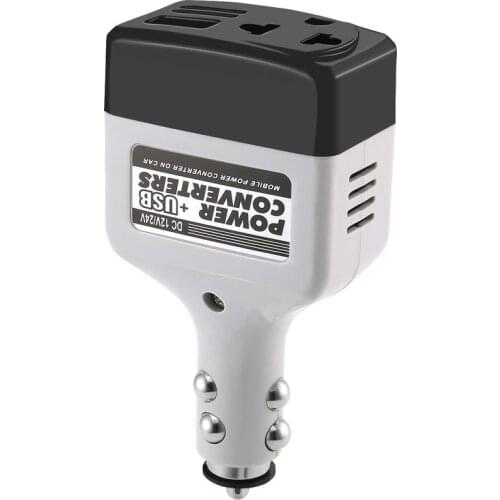 DC 12/24 V to AC 220 V/USB 6 V Car Power Inverter Adapter Mobile Auto Power Car Charger Converter With USB Interface