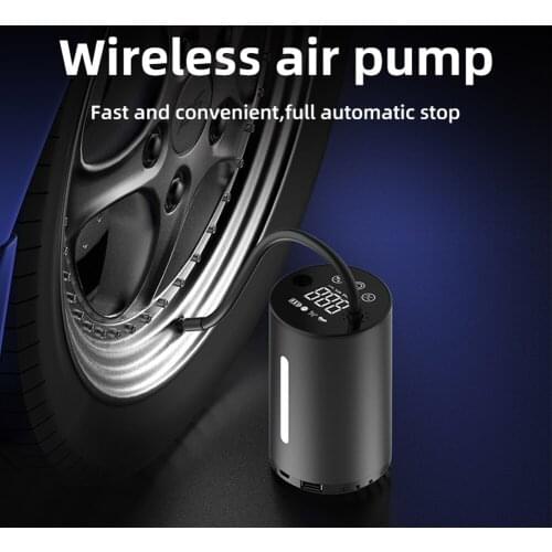 USB Air Pump Wireless Air Pump Portable Vehicle Inflatable Pump Tires Electric Air Pump Intelligent Wireless Bicycle Car Pump