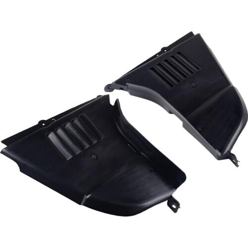 DWCW 1Pair 51717033753 51717033754 Black Plastic Under Left Right Splash-Shield Cover fit for BMW 525i 530i 545i 530xi 550i M5