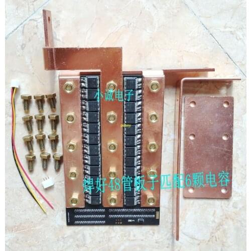 Farah capacitor spot welder power board welded 48 tubes with copper bars spot welder 48 228mos tubes