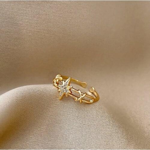 FIRST NOBLE Rings With Cubic Zirkonia For Women