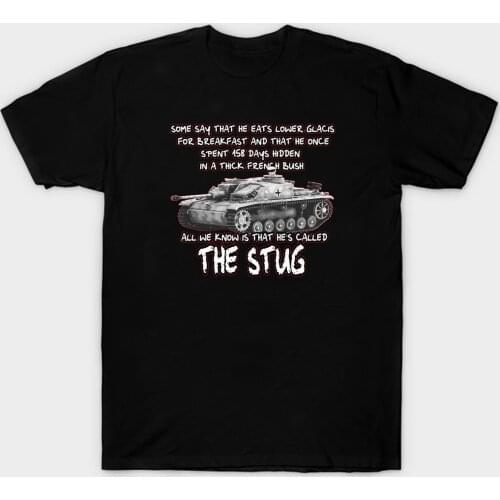WWII German Military Armour Stug Tank Destroyer T-Shirt. Summer Cotton O-Neck Short Sleeve Mens T Shirt New S-3XL
