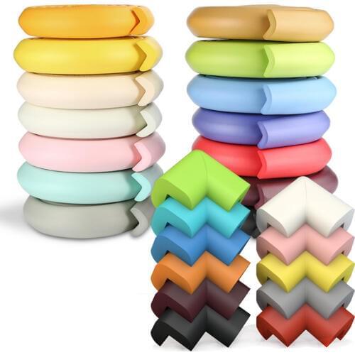 2m Table Desk Furniture Edge Safety Guard 8Pcs/lot 55*55mm Children Protection Corner Kid Safety Corner Baby Safety Edge Guards