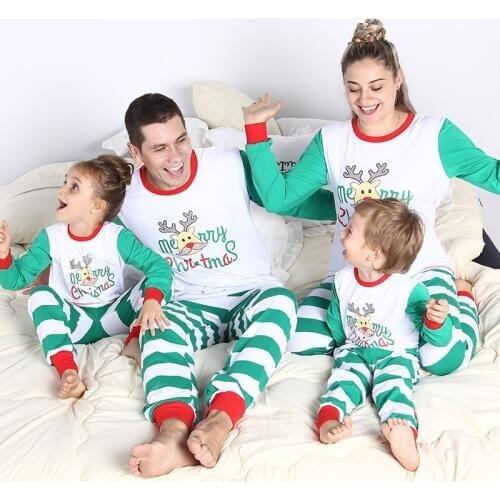 Family Matching Outfits Christmas Family mother and dad Set Pajamas Clothing Christmas Pajamas Clothes Family Clothing Sets 3XL