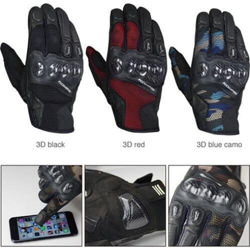 New Komine GK-197 Knight Gloves motorcycle anti-fall Glove Cross-country locomotive Riding Touch screen Gloves