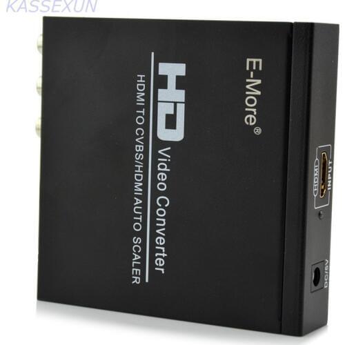 HDMI to HDMI/CVBS Scaler converter, support HDCP code,PAL/NTSC format, Compatiable with HDMI1.3.Free shipping