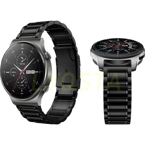 22mm Strap For Huawei watch Gt2 pro 46 Smart watch Accessories For Honor Magic 1/2 Easyfit Bracelet Titanium Alloy Wristband