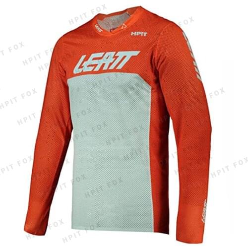 2021 Motorcycle Mountain Bike Team Downhill Jersey MTB Offroad DH MX Bicycle Locomotive Shirt Cross Country Racing Hpit Leatt