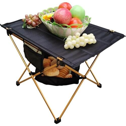 Ultralight Portable Folding Camping Table Foldable Outdoor Dinner Oxford Cloth Aluminum Alloy For Garden Party Picnic