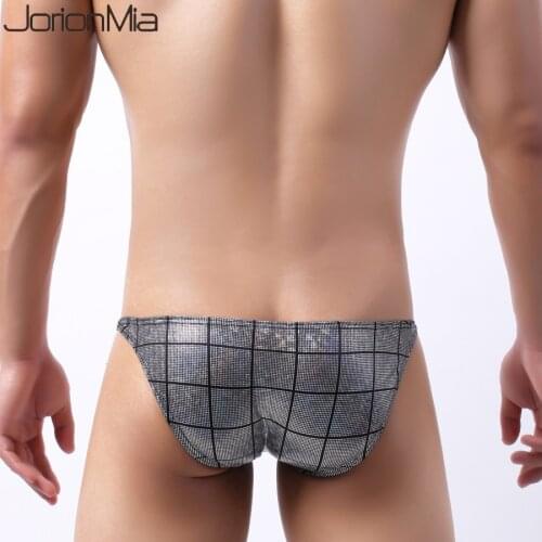 Mens Underwear Male Briefs Breathable Underpants for Men Brief Shiny Fiber Panties Mens Bikini Pant Men Sexy Slip Hombre HT034
