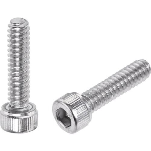 Uxcell #10-24x3/4" Hex Socket Head Cap Screw Bolts 304 Stainless Steel Polished 50pcs