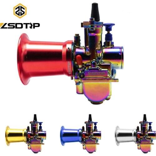 ZSDTRP 21 24 26 28 30 32 34mm Motorcycle Motocross Dit Pit Bike Moped ATV Carburetor Carb With 50/55mm Air Fliter Cup Racing