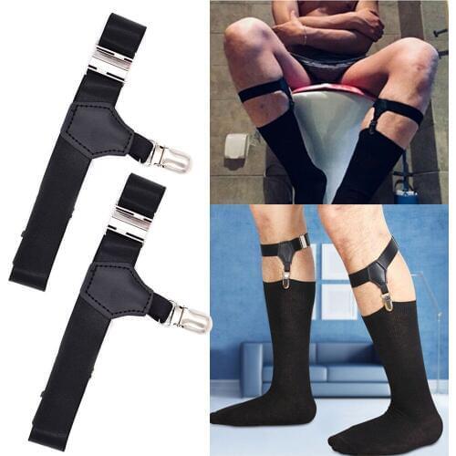 1 Pair Elastic Lightweight Garters Universal Suspender Holder Non Slip Men Socks Stays Adjustable Comfortable Crease Resistant