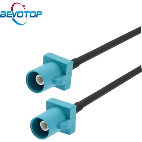 1PCS FAKRA Z Male to Male Plug RG174 RF Coax Pigtail Auto Car Navigation GPS Antenna Extension Coax Cable