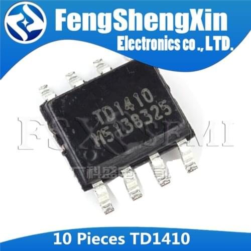 10pcs TD1410 SOP-8 TD1410C SOP8 TD1410PR SOP 2A 380KHz 20V PWM Buck DC/DC Converter IC