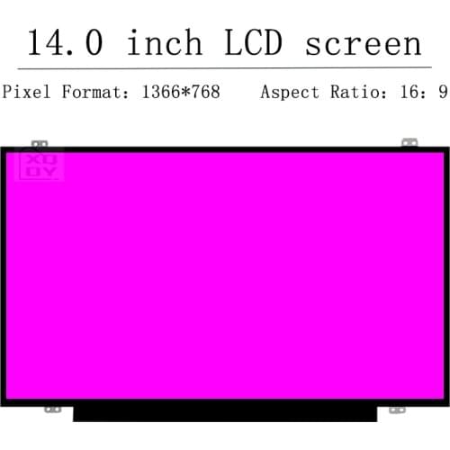 14" Slim LED matrix For dell latitude 3440 14Z-5423 N411Z M421R M431R-5435 laptop lcd screen panel 1366*768 40pins LVDS no touch