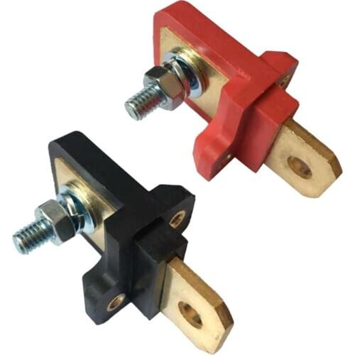 2PCS Black Red Connectors Terminals 150A Electrical Equipment for 3000W Inverter